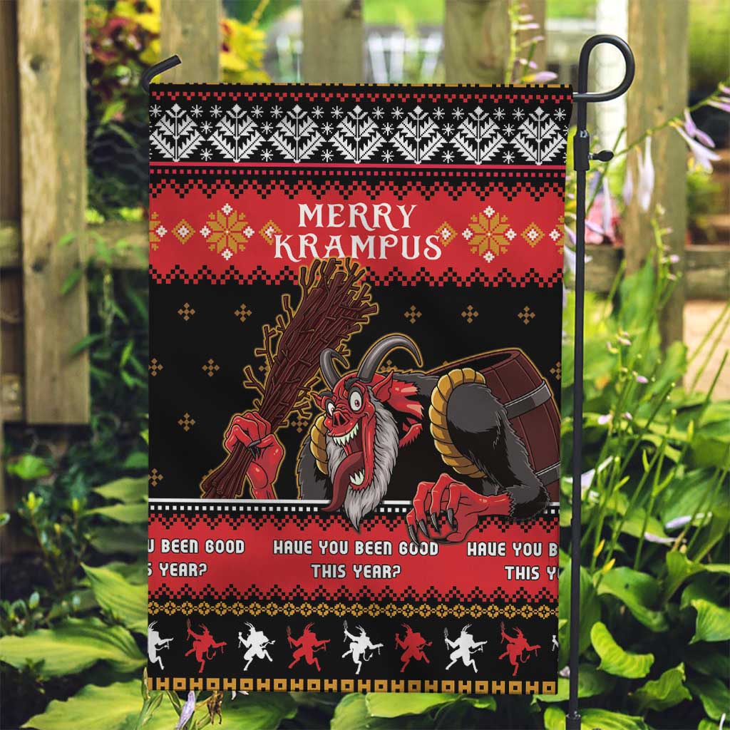 Merry Christmas Krampus Garden Flag Have You Been Good This Year LT05 - Wonder Print Shop