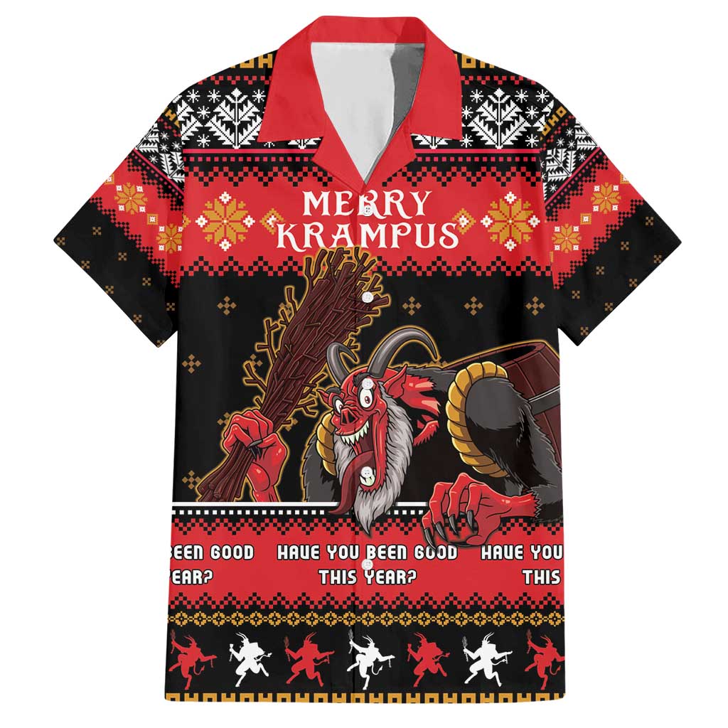 Merry Christmas Krampus Hawaiian Shirt Have You Been Good This Year LT05 - Wonder Print Shop