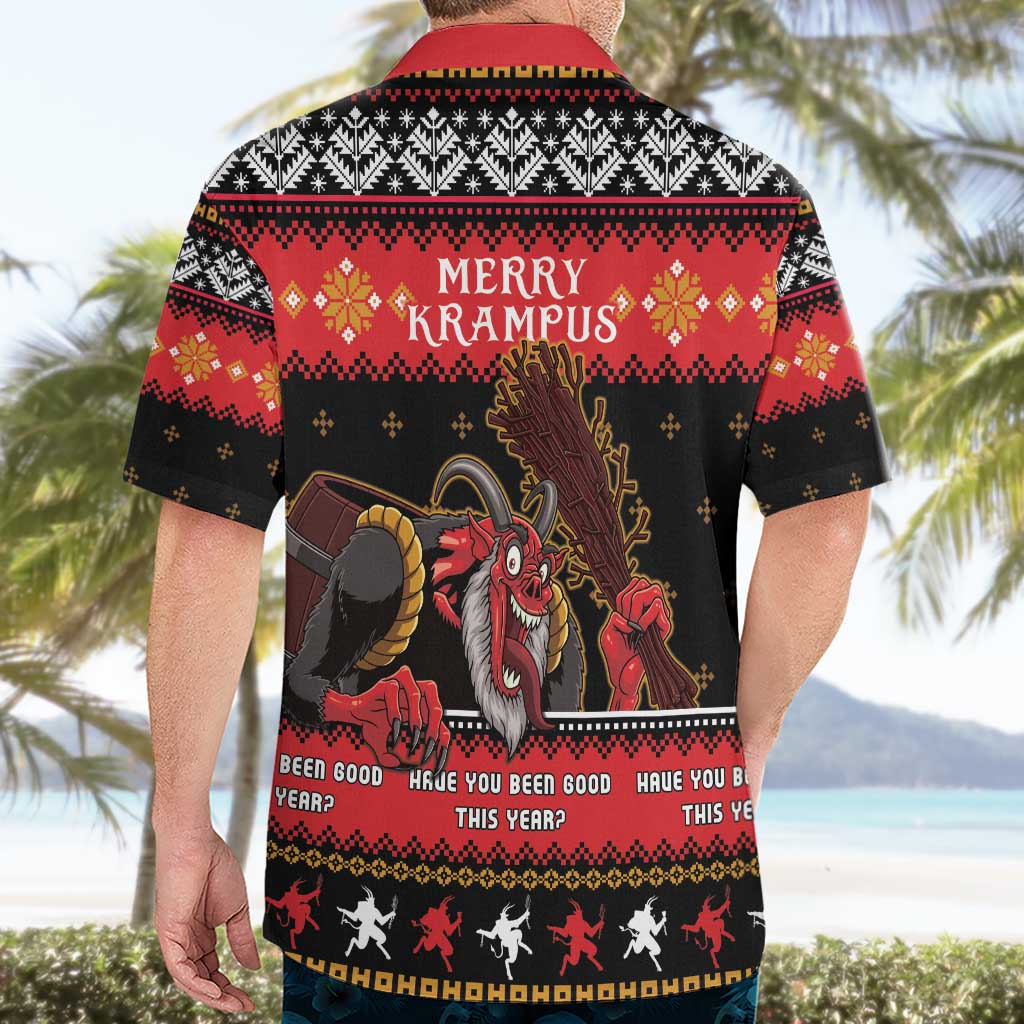 Merry Christmas Krampus Hawaiian Shirt Have You Been Good This Year LT05 - Wonder Print Shop