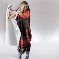 Merry Christmas Krampus Hooded Blanket Have You Been Good This Year