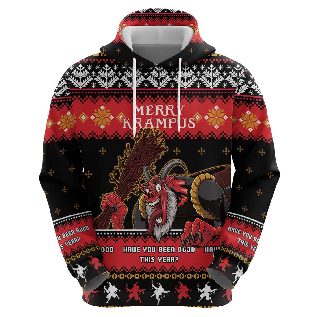 Merry Christmas Krampus Hoodie Have You Been Good This Year LT05 - Wonder Print Shop