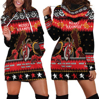 Merry Christmas Krampus Hoodie Dress Have You Been Good This Year LT05 - Wonder Print Shop