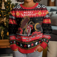 Merry Christmas Krampus Kid Ugly Christmas Sweater Have You Been Good This Year LT05 - Wonder Print Shop