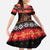 Merry Christmas Krampus Kid Short Sleeve Dress Have You Been Good This Year LT05 - Wonder Print Shop