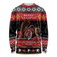 Merry Christmas Krampus Long Sleeve Shirt Have You Been Good This Year LT05 - Wonder Print Shop
