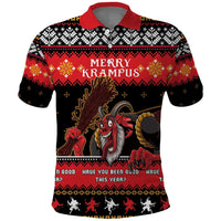 Merry Christmas Krampus Polo Shirt Have You Been Good This Year LT05 - Wonder Print Shop