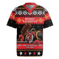 Merry Christmas Krampus Rugby Jersey Have You Been Good This Year LT05 - Wonder Print Shop