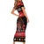 Merry Christmas Krampus Short Sleeve Bodycon Dress Have You Been Good This Year LT05 - Wonder Print Shop