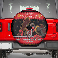 Merry Christmas Krampus Spare Tire Cover Have You Been Good This Year LT05 - Wonder Print Shop
