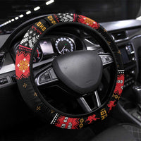 Merry Christmas Krampus Steering Wheel Cover Have You Been Good This Year LT05 - Wonder Print Shop