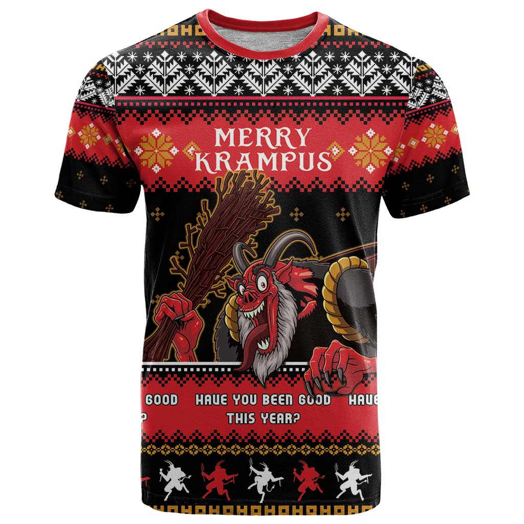 Merry Christmas Krampus T Shirt Have You Been Good This Year LT05 - Wonder Print Shop