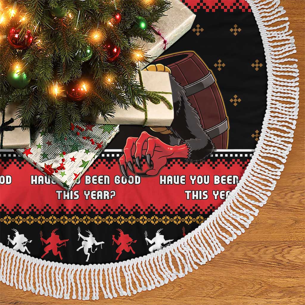 Merry Christmas Krampus Tree Skirt Have You Been Good This Year LT05 - Wonder Print Shop