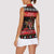 Merry Christmas Krampus Women Sleeveless Polo Shirt Have You Been Good This Year LT05 - Wonder Print Shop