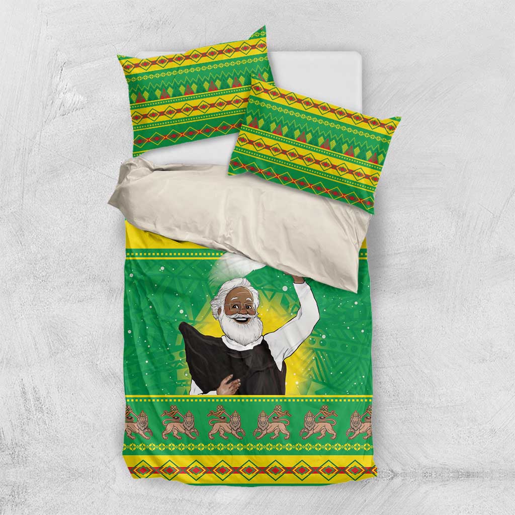 Ethiopia Christmas Bedding Set Melkam Gena Yegena Abat LT05 - Wonder Print Shop