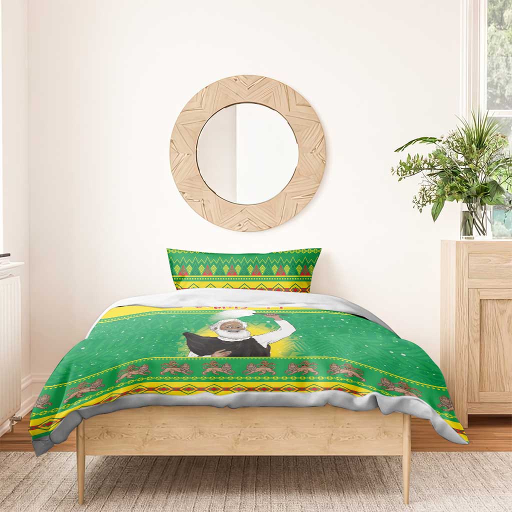 Ethiopia Christmas Bedding Set Melkam Gena Yegena Abat LT05 - Wonder Print Shop