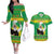 Ethiopia Christmas Couples Matching Off The Shoulder Long Sleeve Dress and Hawaiian Shirt Melkam Gena Yegena Abat LT05 - Wonder Print Shop