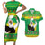 Ethiopia Christmas Couples Matching Short Sleeve Bodycon Dress and Hawaiian Shirt Melkam Gena Yegena Abat LT05 - Wonder Print Shop
