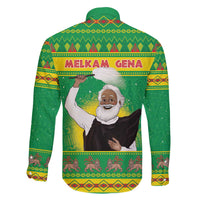 Ethiopia Christmas Family Matching Off The Shoulder Long Sleeve Dress and Hawaiian Shirt Melkam Gena Yegena Abat LT05 - Wonder Print Shop