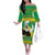 Ethiopia Christmas Family Matching Off The Shoulder Long Sleeve Dress and Hawaiian Shirt Melkam Gena Yegena Abat LT05 - Wonder Print Shop