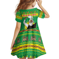 Ethiopia Christmas Family Matching Off Shoulder Short Dress and Hawaiian Shirt Melkam Gena Yegena Abat LT05 - Wonder Print Shop