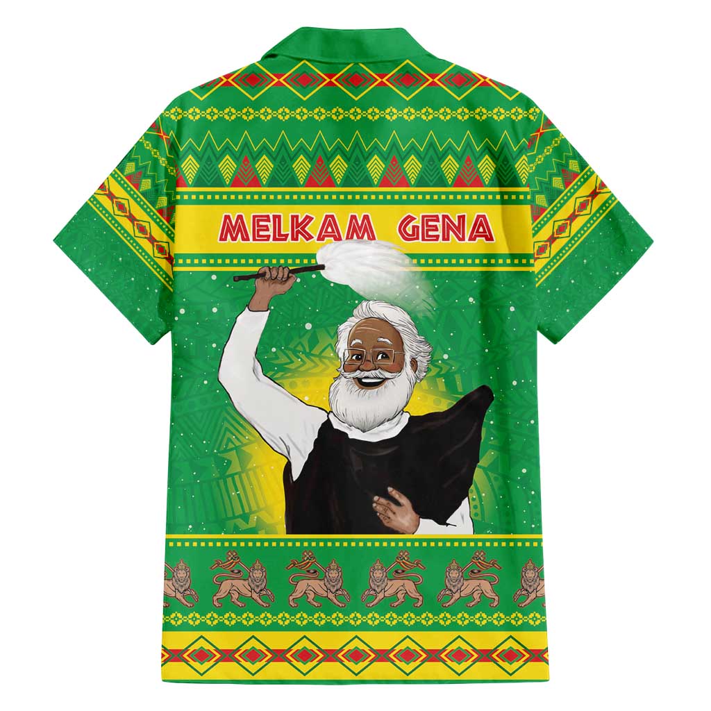 Ethiopia Christmas Family Matching Summer Maxi Dress and Hawaiian Shirt Melkam Gena Yegena Abat LT05 - Wonder Print Shop