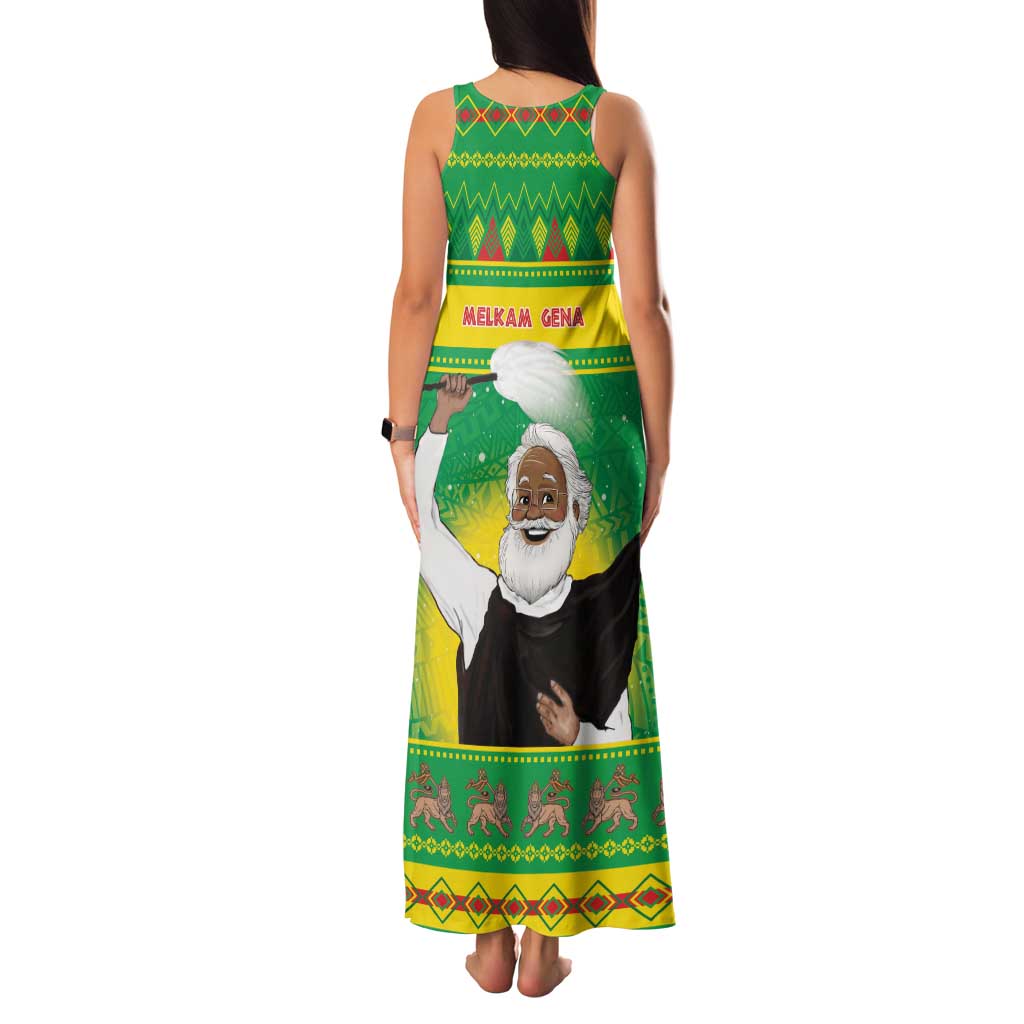 Ethiopia Christmas Family Matching Tank Maxi Dress and Hawaiian Shirt Melkam Gena Yegena Abat LT05 - Wonder Print Shop
