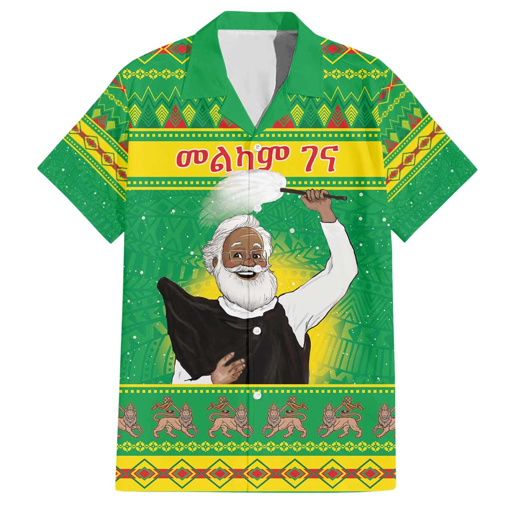 Ethiopia Christmas Hawaiian Shirt Melkam Gena Yegena Abat LT05 - Wonder Print Shop
