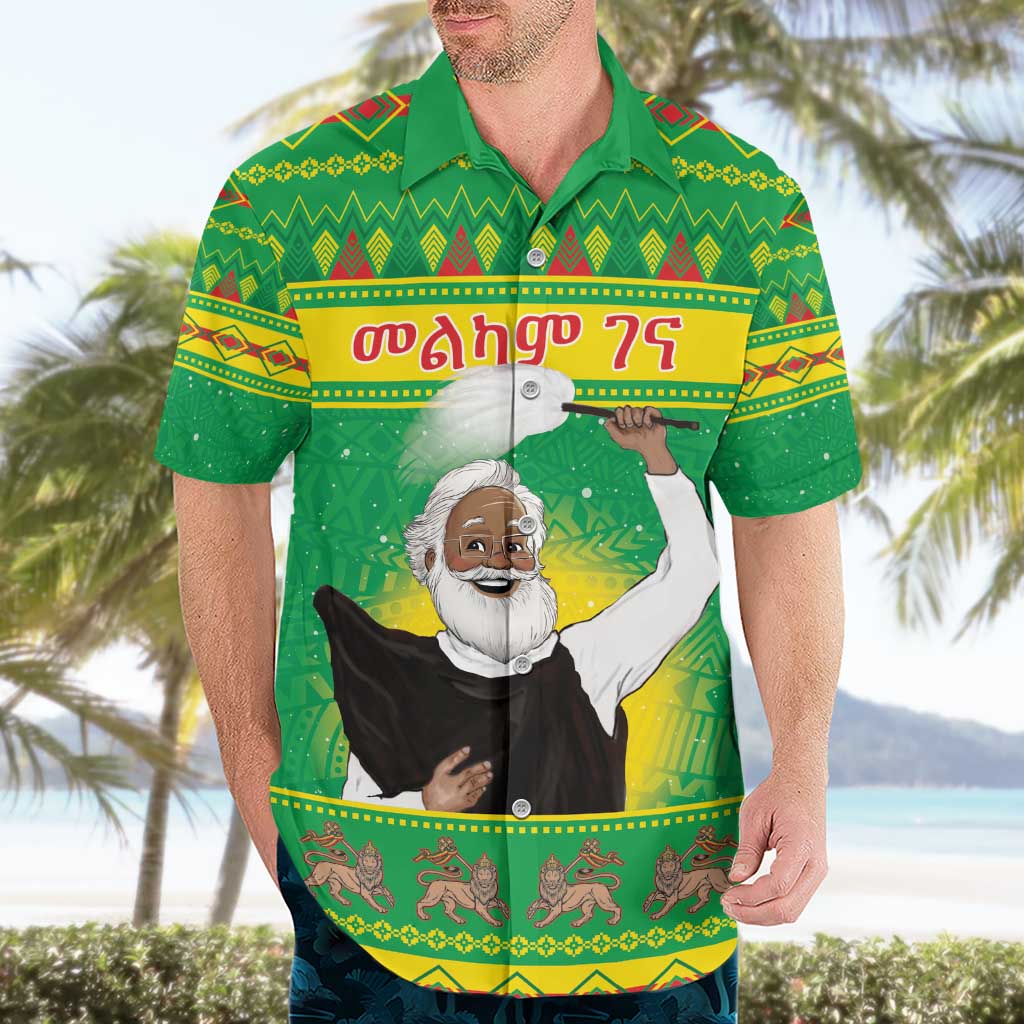 Ethiopia Christmas Hawaiian Shirt Melkam Gena Yegena Abat LT05 - Wonder Print Shop