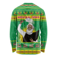 Ethiopia Christmas Long Sleeve Shirt Melkam Gena Yegena Abat LT05 - Wonder Print Shop