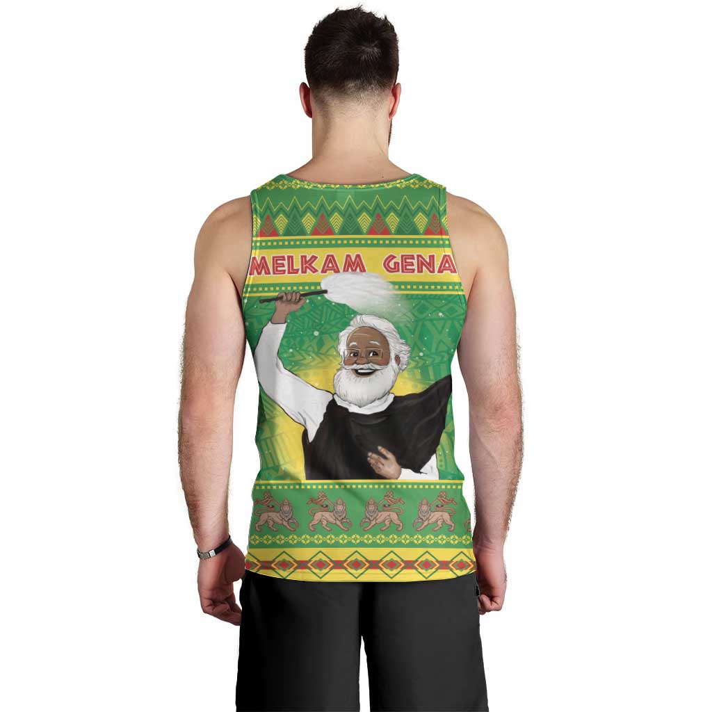 Ethiopia Christmas Men Tank Top Melkam Gena Yegena Abat LT05 - Wonder Print Shop