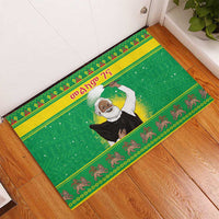 Ethiopia Christmas Rubber Doormat Melkam Gena Yegena Abat LT05 - Wonder Print Shop