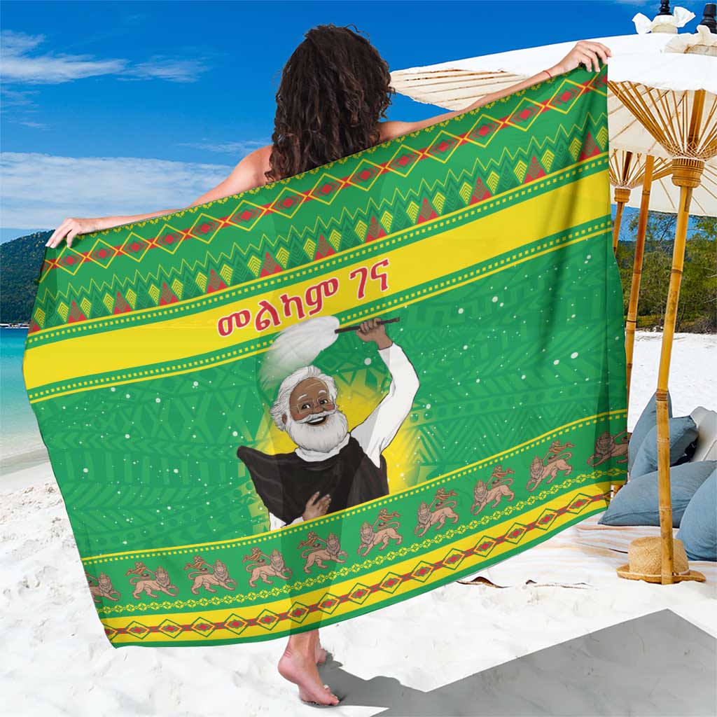 Ethiopia Christmas Sarong Melkam Gena Yegena Abat LT05 - Wonder Print Shop