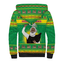 Ethiopia Christmas Sherpa Hoodie Melkam Gena Yegena Abat LT05 - Wonder Print Shop