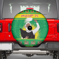 Ethiopia Christmas Spare Tire Cover Melkam Gena Yegena Abat LT05 - Wonder Print Shop