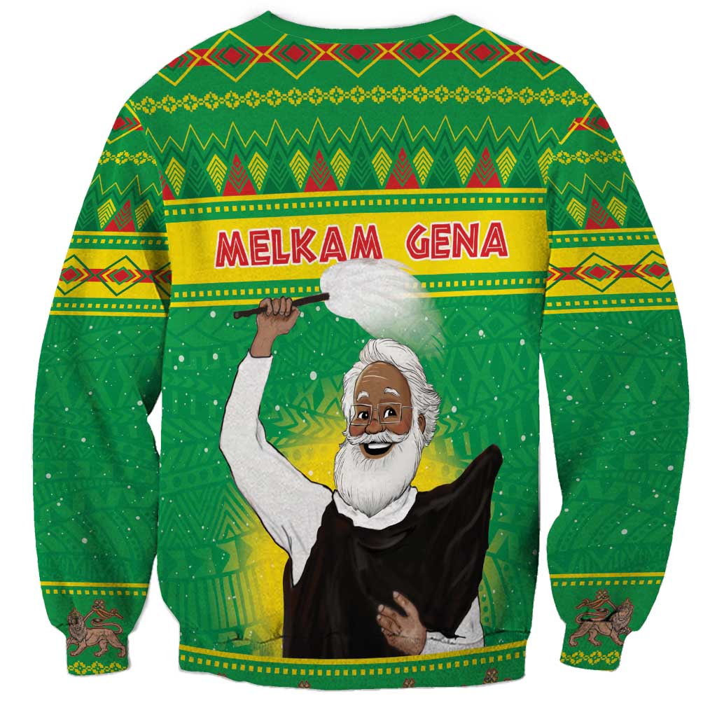 Ethiopia Christmas Sweatshirt Melkam Gena Yegena Abat LT05 - Wonder Print Shop