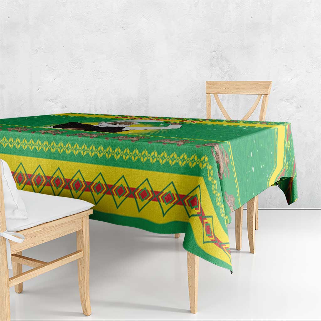 Ethiopia Christmas Tablecloth Melkam Gena Yegena Abat LT05 - Wonder Print Shop