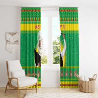 Ethiopia Christmas Window Curtain Melkam Gena Yegena Abat LT05 - Wonder Print Shop