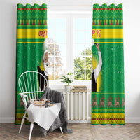 Ethiopia Christmas Window Curtain Melkam Gena Yegena Abat LT05 - Wonder Print Shop