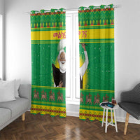 Ethiopia Christmas Window Curtain Melkam Gena Yegena Abat LT05 - Wonder Print Shop