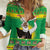 Ethiopia Christmas Women Casual Shirt Melkam Gena Yegena Abat LT05 - Wonder Print Shop
