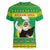 Ethiopia Christmas Women V-Neck T-Shirt Melkam Gena Yegena Abat LT05 - Wonder Print Shop