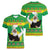 Ethiopia Christmas Women V-Neck T-Shirt Melkam Gena Yegena Abat LT05 - Wonder Print Shop