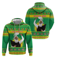 Ethiopia Christmas Zip Hoodie Melkam Gena Yegena Abat LT05 - Wonder Print Shop