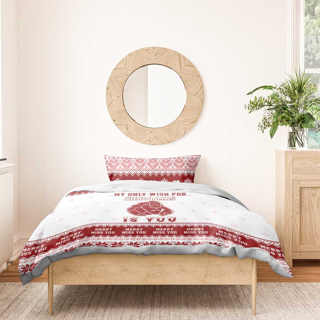 Romantic Christmas Bedding Set My Only Wish For Xmas Is You LT05 - Wonder Print Shop
