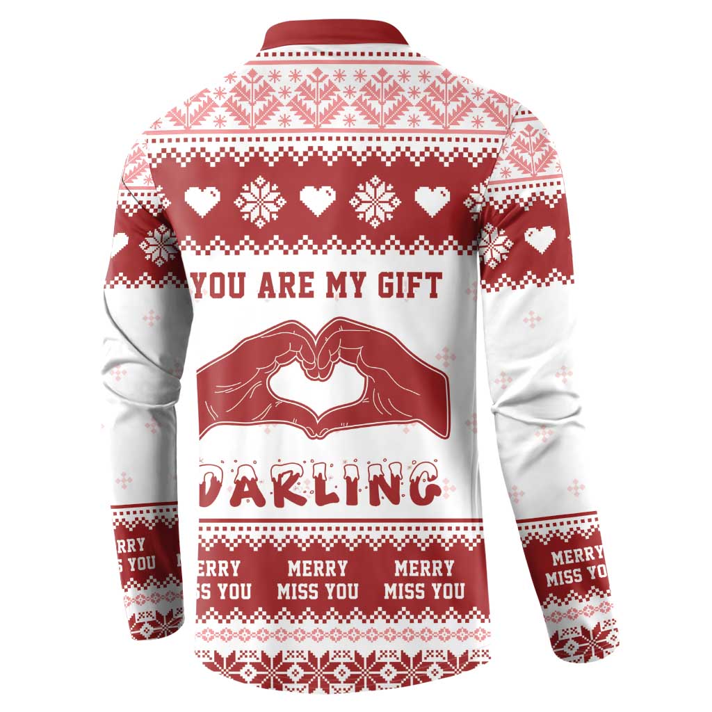 Romantic Christmas Button Sweatshirt My Only Wish For Xmas Is You LT05 - Wonder Print Shop