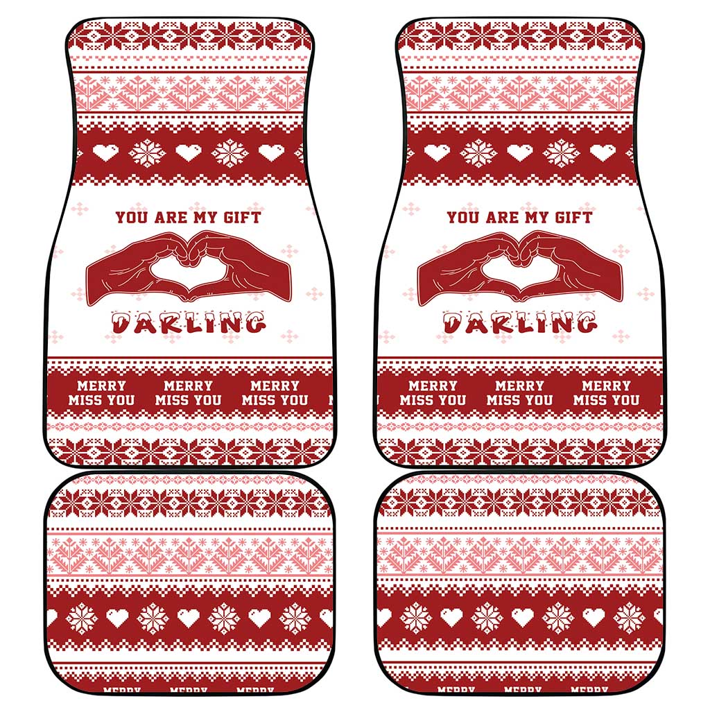 Romantic Christmas Car Mats My Only Wish For Xmas Is You LT05 - Wonder Print Shop