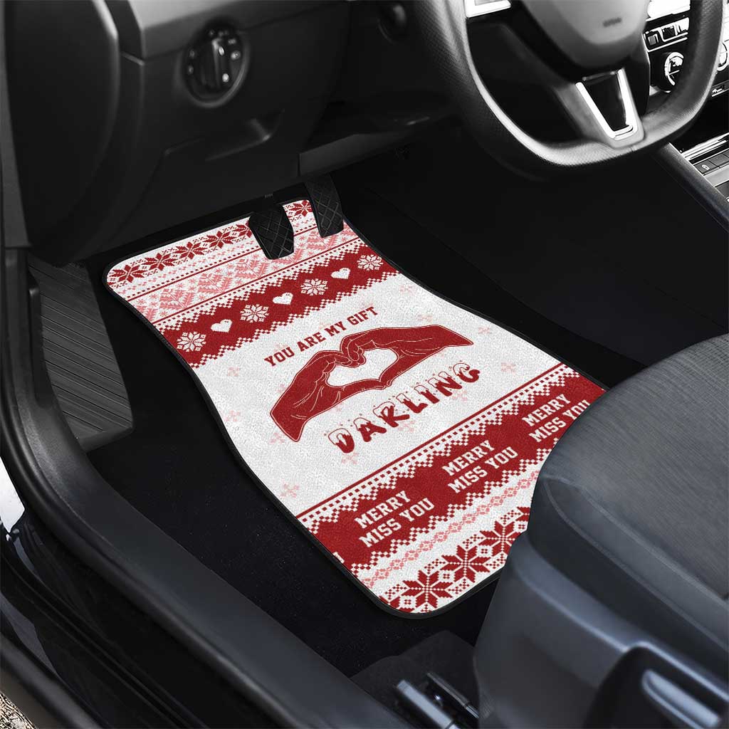 Romantic Christmas Car Mats My Only Wish For Xmas Is You LT05 - Wonder Print Shop