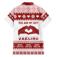 Romantic Christmas Family Matching Short Sleeve Bodycon Dress and Hawaiian Shirt My Only Wish For Xmas Is You LT05 - Wonder Print Shop