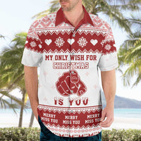Romantic Christmas Hawaiian Shirt My Only Wish For Xmas Is You LT05 - Wonder Print Shop