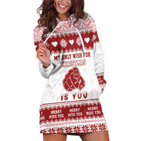 Romantic Christmas Hoodie Dress My Only Wish For Xmas Is You LT05 - Wonder Print Shop